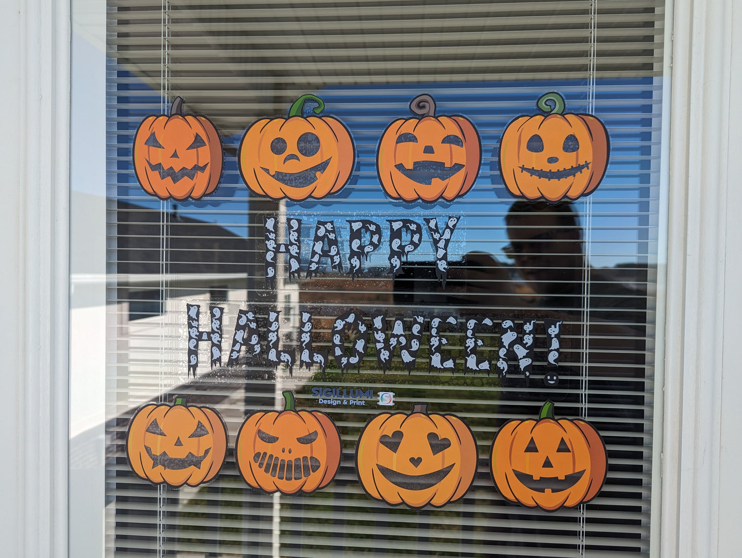 Double Sided Halloween Pumpkins